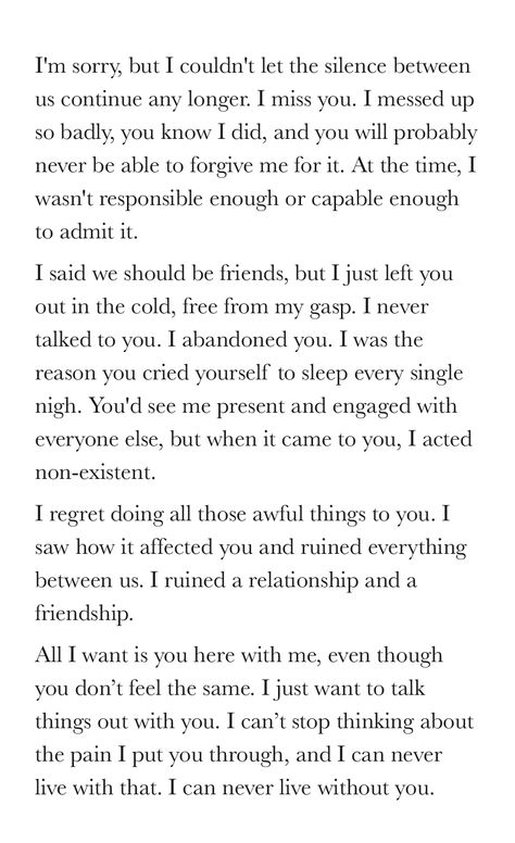 Letters I’ll Never Send, Forgiveness Letter To Boyfriend, How To End A Letter, Im Sorry Letters, Forgiveness Letter, Sorry Message, Sorry Letter, Sorry Text, Sweet Messages For Boyfriend