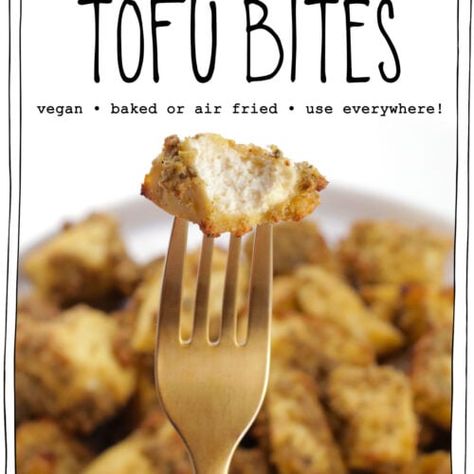 Chicken-Style Tofu Bites! Tofu Baked, Asian Tofu, Tofu Bites, Salads Pasta, Vegan Meat, Vegan Chicken, Vegan Tofu, Tofu Dishes, Like Chicken