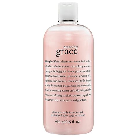 Philosophy Amazing Grace Shampoo, Bath & Shower Gel Philosophy Products, Philosophy Amazing Grace, Bubble Baths, Wine Gift Baskets, Pink Gel, Body Cleanser, Soften Skin, Bath Shower, Amazing Grace