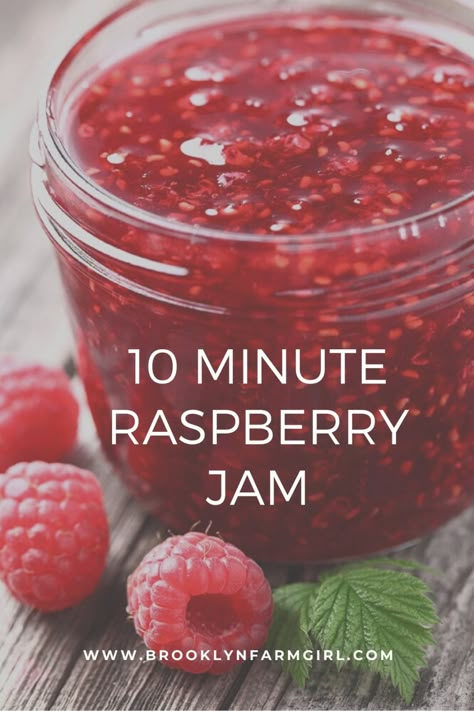 Homemade Jellies, Fridge Pickles, Raspberry Freezer Jam, Making Jam, Raspberry Jam Recipe, Jam Recipes Homemade, Foraging Recipes, Canning Jam, Freezer Jam