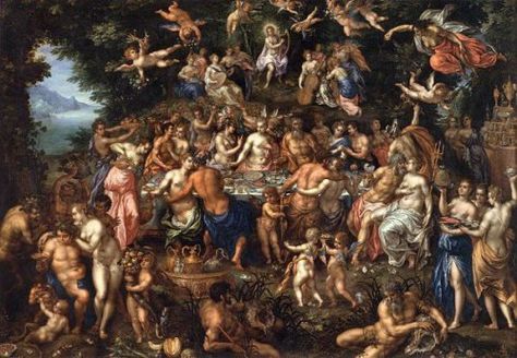 The Nuptials Of Thetis And PeleusHendrick de Clerck (1570 – 1630, Flemish) Apollo And The Muses, 17th Century Paintings, Art Through The Ages, God Art, Art Google, Emerging Artists, Art Show, Art For Sale, Saatchi Art