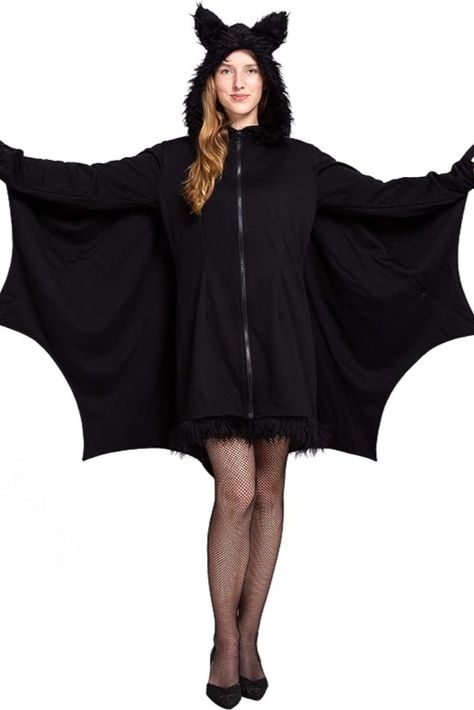 Bat Jacket, Cat Costume For Women, Bat Hoodie, Costume Women Halloween, Hoodie Halloween Costumes, Bat Halloween Costume, Women Halloween Costumes, Halloween Costumes For Adults, Costumes For Adults