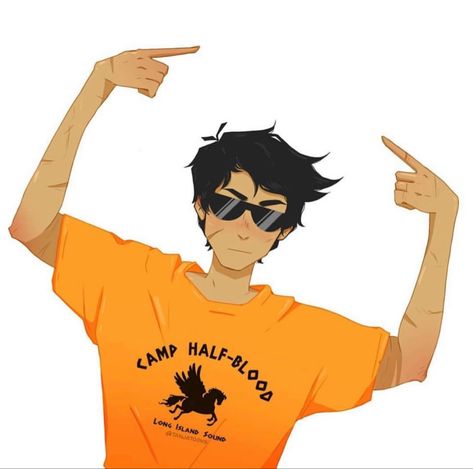 Percy Jackson Drawings, Zio Rick, Rick Riordan Series, Percy And Annabeth, Percy Jackson Fan Art, Magnus Chase, Percy Jackson Characters, Leo Valdez, Percy Jackson Memes