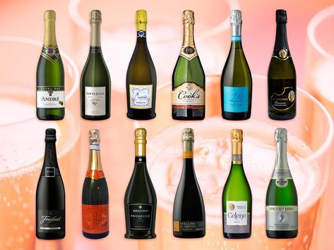 I Tried 12 Cheap Sparkling Wines and Here's the Best One  | Poppin' (moderately priced) bottles Cheap Champagne, Zinfandel Wine, Sweet Champagne, Prosecco Wine, White Zinfandel, Tomato Nutrition, Calendula Benefits, Most Expensive Wine In The World, Matcha Benefits