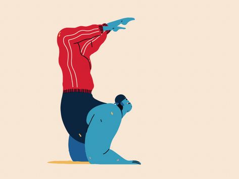 flexible yogi [gif] by henrique barone Flexible Illustration, Anime Aesthetic Gif, Poses Character, Stretching Pose, Science Fiction Art Retro, Cyberpunk Armor, Frame By Frame Animation, Motion Design Animation, Animation Reference