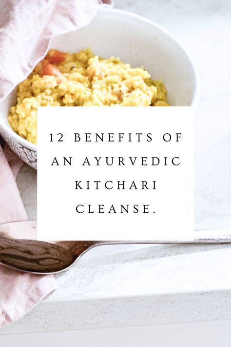 A look at the ancient Ayurvedic method and benefits of incorporating a kitchari cleanse into the diet as a way to detox and reset for spring. Kitchari Benefits, Vata Breakfast Ayurveda, Kitchari Recipe Ayurveda, Kitchari Cleanse, Ayurveda Routine, Ayurvedic Cleanse, Kitchari Recipe, Ayurveda Vata, Ayurvedic Plants