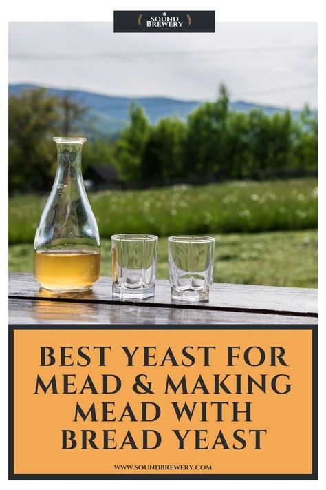 You also need a great yeast strain to get things brewing up properly. Does that mean that one kind of yeast is better for making mead than others? | Best Yeast For Mead | Making Mead With Bread Yeast | Choosing The Best Yeast For Your Mead | What Are The Best Mead Yeasts? | Can I Use Bread Yeast For Mead? | #Mead #MeadMaking #MeadHomebrewing #BeerMaking #WineMaking #SoundBrewery Viking Drink, Honey Mead, How To Make Mead, Mead Recipe, Honey Wine, Wine Yeast, Brewers Yeast, Best Champagne, Fermented Drink