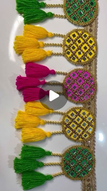 Diy Diwali Toran Ideas, Diy Toran Making Ideas For Diwali, Toran Decoration Ideas, Toran Making For School Competition, Diwali Decoration Items At Home, Diy Crafts For Diwali, Handmade Toran Ideas For Diwali, Diwali Toran Diy Door Hangings, How To Make Toran For Diwali