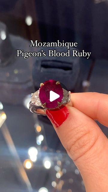 M.S. Rau Jewels on Instagram: "Breathtaking and rare, the center of this ring is a stunning 7.05-carat Mozambique ruby. The spellbinding gem is certified by the GemResearch Swisslabs (GRS) as being completely natural and unheated, a coveted rarity. Furthermore, the certification from the GRS includes an appendix note from the director, A. Peretti, that states that the ruby is reminiscent in color saturation of a “GRS-type pigeon blood ruby,” an illustrious distinction. Beautiful and bold, the striking deep red hue of this ruby is complemented by a diamond band with approximately 1.50 carat of dazzling white diamonds. Set in 18K yellow gold and platinum.

Visit our website for more info. Item No.31-7534

#msrau #rubyring #pigeonbloodruby #mozambiqueruby #ruby #unheatedruby #untreatedruby #u Mozambique Ruby, Blood Ruby, The Director, Gorgeous Jewelry, Diamond Band, Ruby Ring, White Diamonds, Rarity, Mozambique