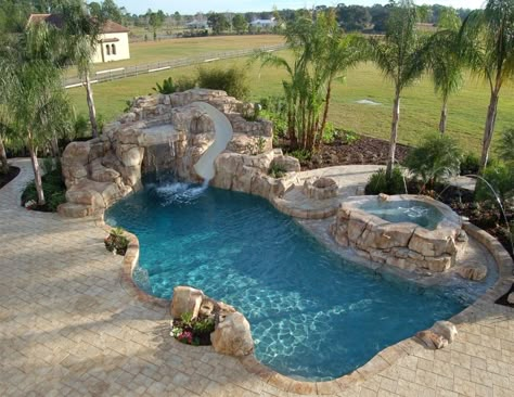 Pretty Ideas De Piscina, Kleiner Pool Design, Kolam Air, Dream Backyard Pool, Pools Backyard Inground, Luxury Swimming Pools, Small Swimming Pools, Hot Tub Backyard, Small Pool Design