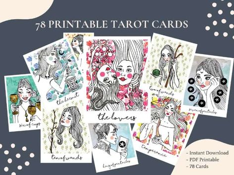 spark of joy printable tarot deck List Of Tarot Cards, Printable Tarot Cards, Fountain Tarot, Hermetic Tarot, Best Tarot Decks, Tarot For Beginners, Celtic Cross Tarot, Sun And Moon Tarot, Unique Tarot Decks