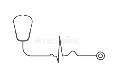 Stethoscope with heart rate on white background. Cardiology concept. Healthy hea #Sponsored , #Sponsored, #AD, #rate, #Stethoscope, #Healthy, #white Heart Monitor Tattoo, Tut Bag, Stethoscope Heart, Heart Sounds, Heart Monitor, Illustration Flat, Flyer Ideas, Healthy Heart, Medical Art