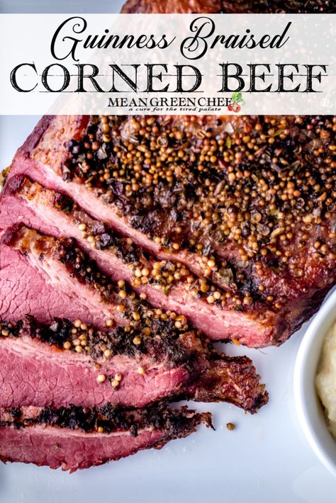 Braised Corned Beef, Cooking Brisket, Corned Beef Recipes Crock Pot, Corned Beef Recipes Slow Cooker, Guinness Recipes, Corned Beef Recipe, How To Cook Brisket, Jewish Deli, Corn Beef