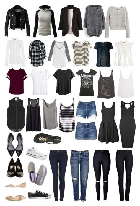 ❤️💛💚💙💜 Grunge Capsule Wardrobe Summer, Dark Academia Athleisure, Edgy Boho Capsule Wardrobe, Casual Edgy Capsule Wardrobe, Capsule Wardrobe Casual Chic, Capsule Wardrobe Witchy, Edgy Wardrobe Capsule, Rocker Capsule Wardrobe, Edgy Capsule Wardrobe 2024