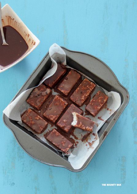 Bounty Bar Recipe from I Quit Sugar Kids – Supercharged Food Quit Sugar Recipes, Bounty Bars, Sugar Free Snacks, I Quit Sugar, Sugar Free Treats, Quit Sugar, Raw Desserts, Raw Chocolate, No Sugar Foods