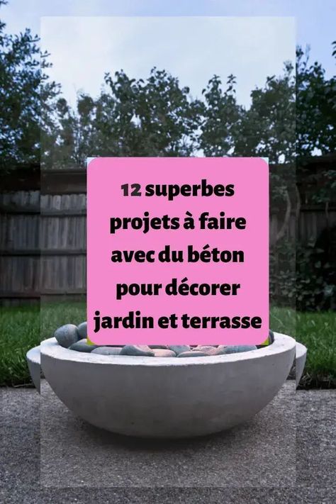 Il est temps de prendre du temps pour aménager ses espaces extérieurs surtout en ce moment où nous restons à la maison. Nous n’avons pas l’argent d’acheter des meubles chers pour décorer et créer un endroit unique pour notre maison : la solution est le béton. Green Therapy, Modern Gardening, Decoration Beton, Home Staging Tips, Aesthetic Garden, Garden Aesthetic, Diy Pots, Preschool At Home, Ideas Garden