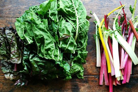 Swiss Chard Stems Swiss Chard Recipes Easy, Red Chard, Swiss Chard Recipes, Chard Recipes, Rainbow Chard, Hot Italian Sausage, Garden Harvest, Baked Ziti, Sauteed Vegetables