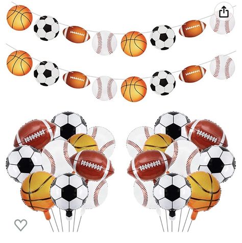 Sports Baby Shower Theme, Sports Baby Shower, Ball Birthday Parties, Sports Birthday Party, Club Decor, Sports Birthday, Sports Themed Party, Toddler Birthday, Birthday Party Decoration