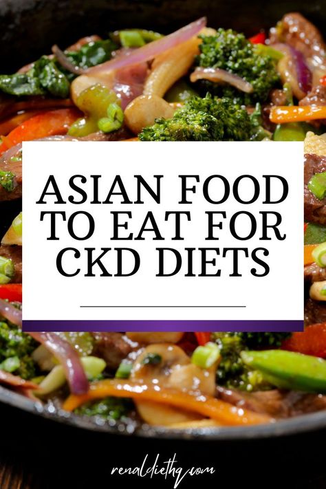 Steamed or stir-fry mixed vegetables are always delicious and better for you because they are low in sodium, contain a variety of vitamins and minerals, and are a great source of fiber. They can be cooked quickly and with minimal fat, making them a great choice for those with CKD! Check out this article on Asian Grocery shopping - includes tips, tricks & lots of info! Ckd Diet Recipes, Asian Pork Recipes, Ckd Diet, Renal Recipes, Kidney Healthy Foods, Ckd Recipes, Kidney Friendly Recipes Renal Diet, Food For Kidney Health, Healthy Kidney Diet