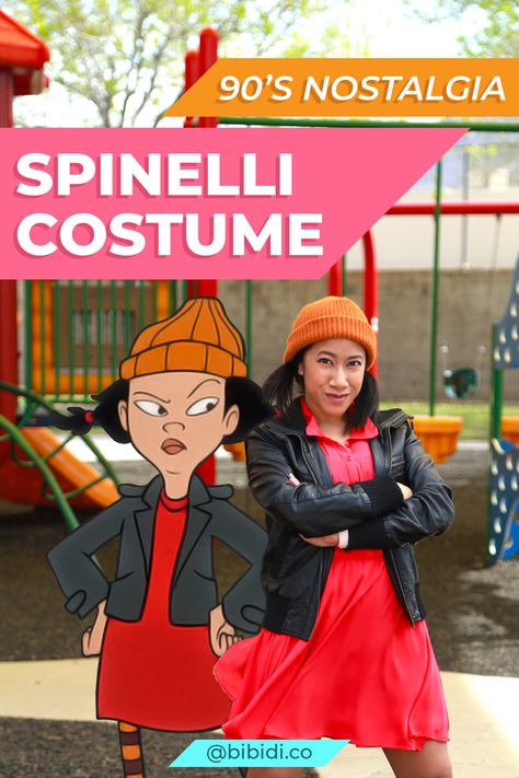 TJ and Spinelli Costume from Recess. Couples costume idea for a fun tribute to the 90's Disney cartoon. #DisneyStyle #Disneybound #DisneyStyle #DisneyCostumes #DisneyCouples #OneSaturdayMorning Tj And Spinelli, Spinelli Costume, 90s Disney Cartoons, Recess Cartoon, One Saturday Morning, Cartoon Nostalgia, Couples Costume, 90s Party, 90s Cartoon