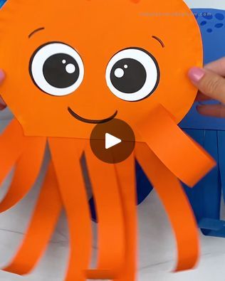 Paper Plate Octopus Craft | 🐙 Octopus Paper Plate Craft
✂️ Get the template on the blog | By Simple Everyday MomFacebook Octopus Paper Craft, Paper Plate Octopus, Craft Octopus, Octopus Craft, Octopus Crafts, Paper Plate Craft, Paper Plate Crafts, Plate Crafts, Paper Plate