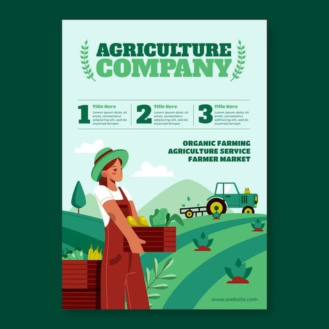 Free vector hand drawn agriculture compa... | Free Vector #Freepik #freevector #hand-drawn-farm #farming #agriculture-farming #agriculture Agriculture Hiring Poster, Agriculture Project Cover Page Ideas, Agricultural Poster Design, Agriculture Job Hiring Poster, Agriculture Poster Drawing, Farm Poster Design, Agriculture Poster Design Ideas, Agriculture Infographic, Agriculture Illustration