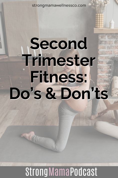 Second Trimester Pregnancy Exercise Tips and Modifications — Strong Mama Wellness Prenatal Stretches 2nd Trimester, Pregnancy Safe Workouts Second Trimester, 2nd Trimester Pregnancy Workout, Second Trimester Core Workout, Second Trimester Stretches, 2nd Trimester Stretches, Pregnancy Workouts 2nd Trimester, Pregnancy Stretches Second Trimester, Early Pregnancy Workout