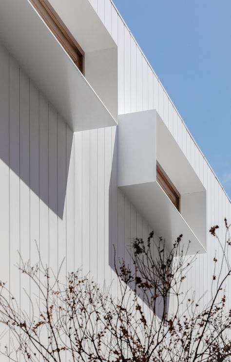 Newport House, Timber Battens, House Photography, Exterior Cladding, Nsw Australia, Architecture Photo, Semi Detached, Local Design, Facade House