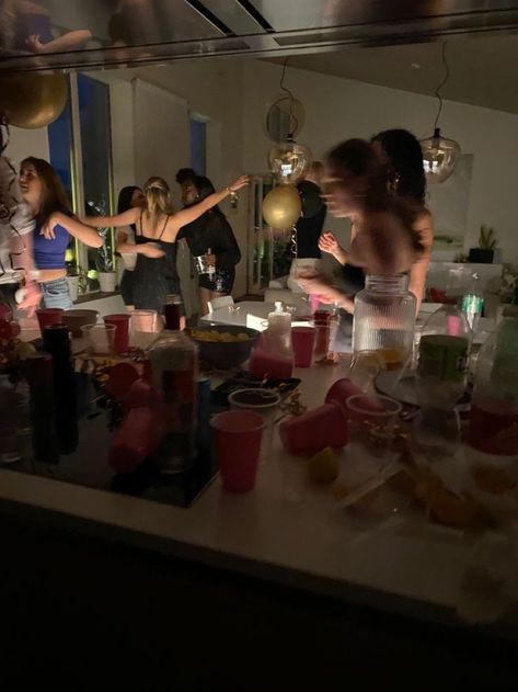 House Party Aesthetic, Teenage Parties, Vision Board Party, Teen Party, 18th Birthday Party, Teen Life, Teenage Dream, Sweet Sixteen