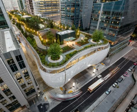 Green Building Architecture, Roof Gardens, Green Construction, Green Architecture, Rooftop Garden, Roof Top, New Home Construction, Roof Garden, Green Roof