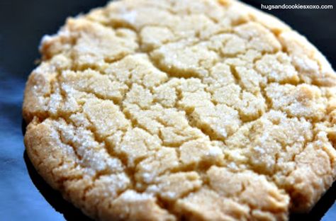 Old Fashioned Jumbo Sugar Cookies - Hugs and Cookies XOXO Old Fashioned Sugar Cookies, Sanding Sugar, Lunchbox Treats, Big Cookie, Halloween Desserts, Sugar Cookies Recipe, Cookies Ingredients, Cookie Desserts, No Bake Cookies