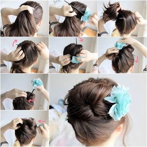 "If I were you, I would freakin' adore me," said the tip that changed my life. Hairdo Tutorial, Party Hairstyles For Long Hair, Updos Hairstyles, Easy Party Hairstyles, 2019 Hairstyles, Pony Hairstyles, Easy Updo Hairstyles, Easy Bun Hairstyles, Easy Updos