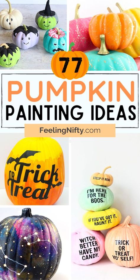 Teal Pumpkin Painting Ideas, Lil Pumpkin Painting Ideas, Finger Painting Pumpkin Ideas, Easy Small Pumpkin Painting Ideas, Neon Pumpkin Painting Ideas, Purple Pumpkin Painting Ideas, Green Pumpkin Painting Ideas, Painting Pumpkins Ideas Diy Easy, Painting Small Pumpkins