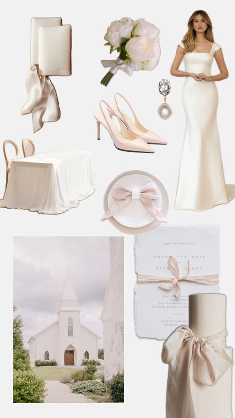 Gorgeous minimal wedding theme with bow, linen, cream and white accents. Pale pink blush color palette. Classic and elegant bridal style Pale Pink Wedding Theme, Blush Wedding Color Palette, Color Palette Classic, Pale Pink Weddings, Blush Wedding Colors, Blush Color Palette, Pink Wedding Theme, Minimal Wedding, Wedding Color Palette