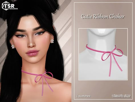 Sims 4 Ribbon Cc, Sims 4 Resource Clothes, Sims 4 Ribbon, Sims 4 Cc Accessories, Sims 4 Nails, Sims Accessories, Sims 4 Piercings, Sims 4 Tattoos, Sims 4 Cas Mods