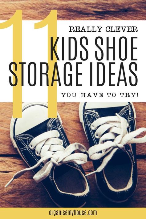 Children have a LOT of shoes to deal with. Whether it’s for school, hobbies, ‘best’, or just day to day – there will be a fair few to look after. That’s where these clever kids shoe storage ideas come in. Which shoe storage solution will you pick? Kids Shoe Storage Ideas, Kids Shoe Organization, Kids Shoe Storage, Shoe Solutions, Shoe Storage Ideas, Clever Kids, Shoe Storage Solutions, Organization Kids, Children Shoes