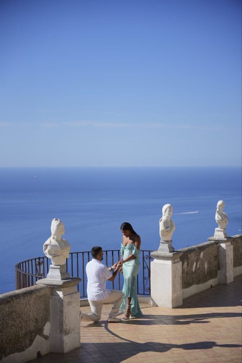 Rich Proposal Aesthetic, Venice Italy Proposal, Greece Proposal Santorini, Intimate Wedding Proposals, Italy Proposal Amalfi Coast, Proposal Ideas Greece, Proposals In Italy, Amalfi Proposal, Secluded Proposal