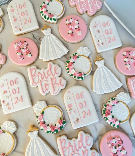 Wonderful bridal shower collection.! #bridalshowercookies #engagedcookies #sugarart #edibleart #galletasdecoradas #galletaspersonalizadas #royalicingcookies #sugarcookies #angiesweetcreations Bridal Shower Decorative Cookies, Cookies For Bridal Shower Cute Ideas, Tea Party Bridal Shower Cookies, Bridal Shower Decorated Cookies, Bridal Shower Cookies Ideas, Bridal Shower Cookies Decorated, Butterflies Cookies, Bridal Shower Sugar Cookies, Butterfly Cookies