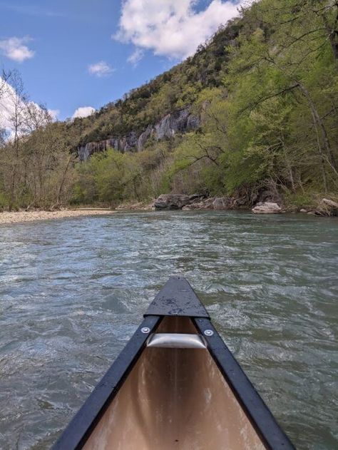 Don’t Underestimate the Buffalo River in Arkansas — sightDOING Buffalo River Arkansas, Polaroid Collection, River Kayaking, Float Trip, Waterfall Hikes, River Rafting, Small Waterfall, Natural Bridge, Canoe And Kayak