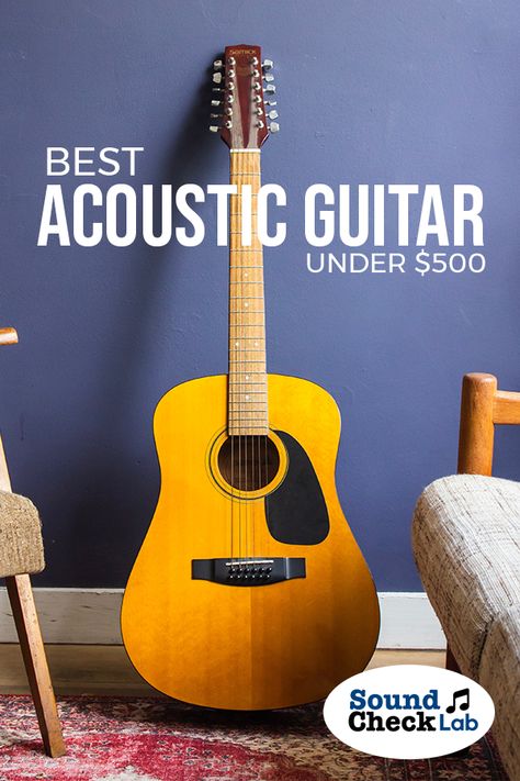 Looking for an affordable acoustic guitar? Take a look at this list of guitars that you can buy for just under $500!    #soundchecklab #guitar #acoustic #music #instrument #affordable #strings #cheap #beginner Acoustic Guitar Music, Sound Check, Cheap Guitars, Guitar Acoustic, Best Acoustic Guitar, Learn To Play Guitar, Acoustic Music, Music Instrument, Play Guitar