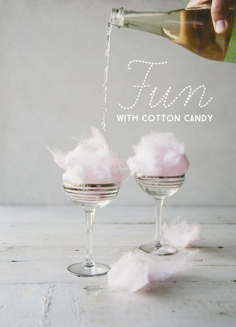 Cotton Candy Recipe, Campari Cocktail, Bridal Shower Cocktails, Cotton Candy Champagne, Champagne Cocktails, Mini Quiches, Champagne Cocktail, Think Food, Party Drinks