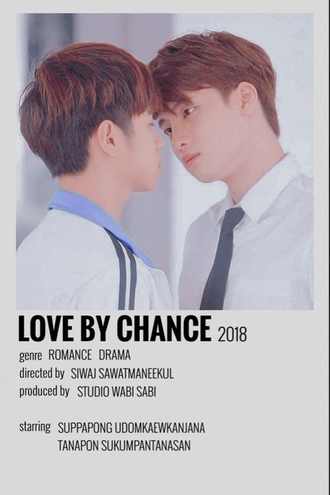 #lovebychanceseries #lovebychance #BL #polaroid #tincan #2wish Love By Chance, Movie Character Posters, English Drama, Iconic Poster, Vintage Music Posters, Film Posters Minimalist, Great Movies To Watch, Korean Drama List, Cover Wallpaper