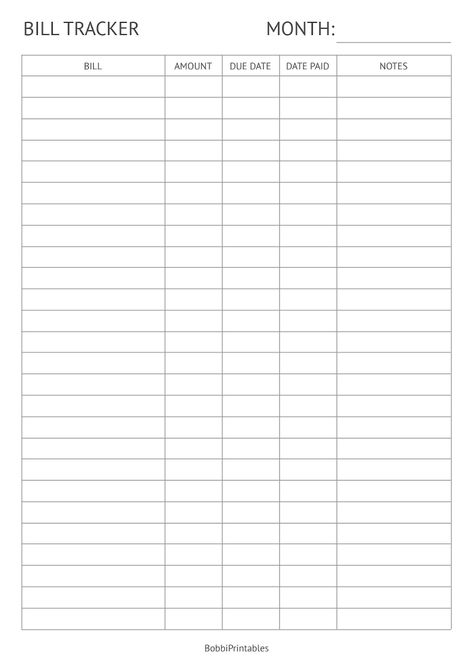 Monthly Bill Tracker - Google Drive Monthly Bill Tracker, Bill Tracker Printable, Free Budget Printables, Budget Planner Free, Tracker Free, Monthly Bill, Bill Tracker, Free Budget, Tracker Printable