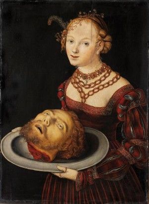 Salome with the Head of Saint John the Baptist (Lucas Cranach the Elder, oil on wood Judith Holofernes, Robert Campin, Cranach The Elder, Saint John The Baptist, Lucas Cranach, Saint John, Jean Baptiste, John The Baptist, Classical Art