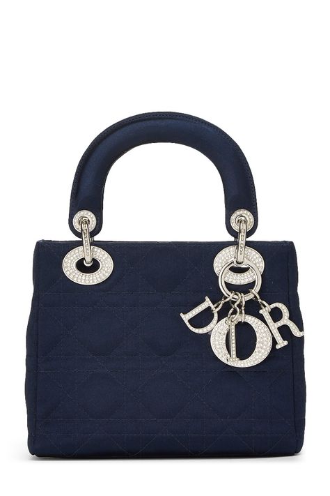 Dior Vintage Bag, Vintage Dior Bag, Lady Dior Mini, Dior Purse, Girl Wishlist, Lady Dior Handbag, Dior Style, Navy Girl, Baby Dior