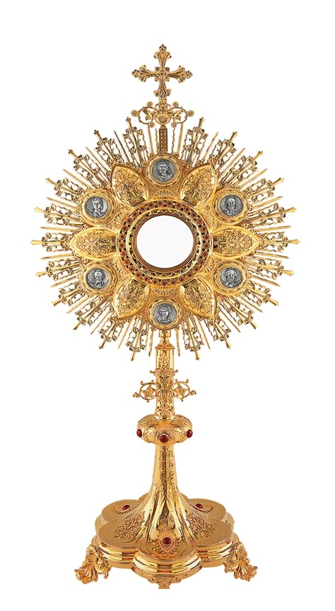 Monstrance Catholic, Roman Clock, Holy Hour, Spiritual Pictures, Catholic Altar, Eucharistic Adoration, Catholic Statues, Agnus Dei, Church Stage Design