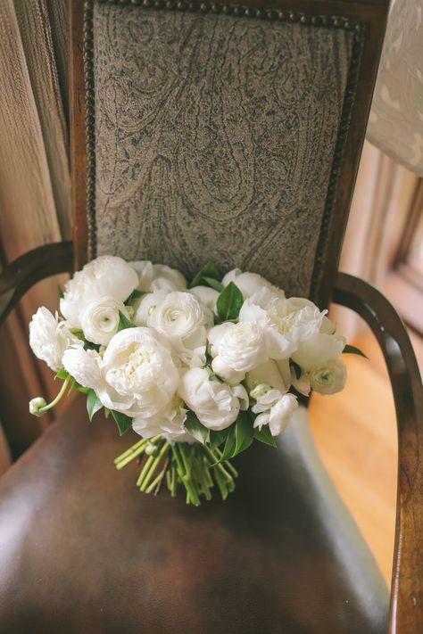 White Peony Wedding Flowers, Ranunculus Wedding Flowers, Timeless Bridal Bouquet, White Rose And Peony Bouquet, White Peony Bouquet, Peonies And Ranunculus Bouquet, White Ranunculus Wedding, Ranunculus Hydrangea Bouquet, Peony Bridal Bouquet