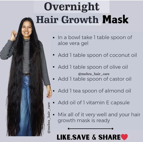 Overnight Hair Growth, Natural Hair Journey Tips, Overnight Hair Mask, Quick Hair Growth, Healthy Natural Hair Growth, Hair Care Remedies, Natural Hair Growth Remedies, Hair Scrub, Hair Mask For Growth