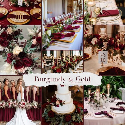 Thinking of a fall wedding? 🍂💓 Choosing the right color scheme is key to creating a stunning, seasonal celebration. Check out these top fall wedding color palettes, perfect for setting a cozy yet elegant mood. From rich burgundies to warm golds, these combinations will make your big day unforgettable. Do you prefer spring/summer or fall/winter? ☀️🌸🍁❄️ Let me know! I think I prefer summer because I can spend more time with my family + travel! 🤍 Also - all inspiration photos were found on... Burgundy Elegant Wedding, Burgundy Colour Scheme Wedding, Maroon Burgundy Wedding, Burgundy Wedding Party Color Schemes, Fall Wedding Color Schemes Burgundy, Red Fall Wedding Theme, Maroon Wedding Color Palette, 2025 Wedding Color Trends, Burgundy Wedding Color Palette