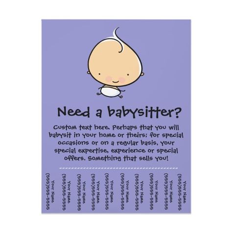 Babysitting flyer. Definitely need this in a small town, big city, or anything. get your babysitting skills known! Babysitting Hacks, Babysitting Kit, Babysitting Flyers, Homemade Moon Sand, Unique Fundraisers, Planning School, Babysitting Activities, Babysitting Crafts, Babysitting Fun